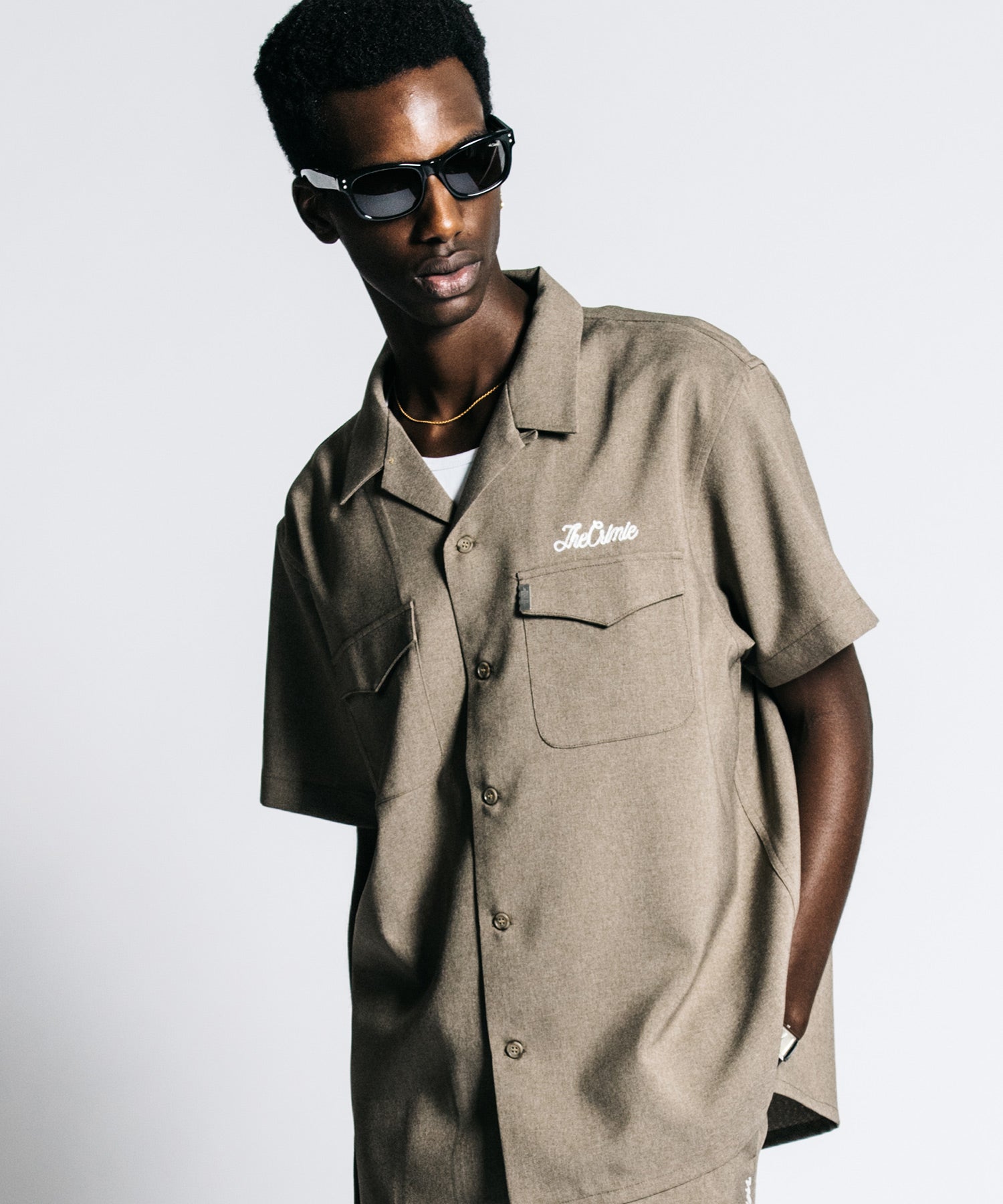 TAILORED SS SHIRT – MELANGE EASY CARE