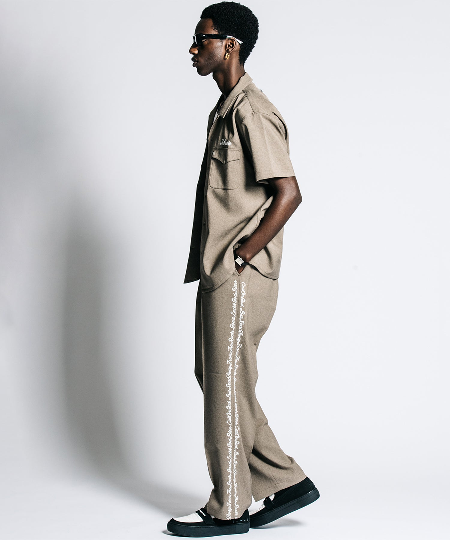 TAILORED SS SHIRT – MELANGE EASY CARE