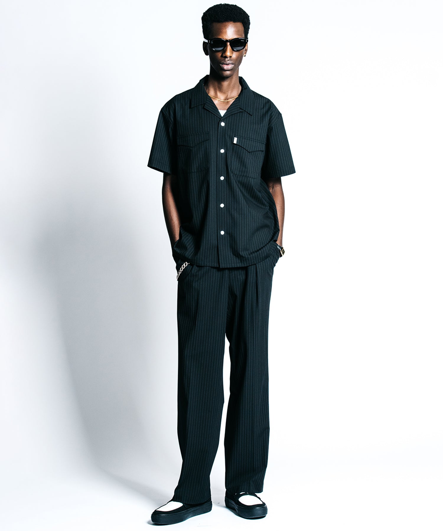 TAILORED S/S SHIRT – PIN STRIPE EASY CARE