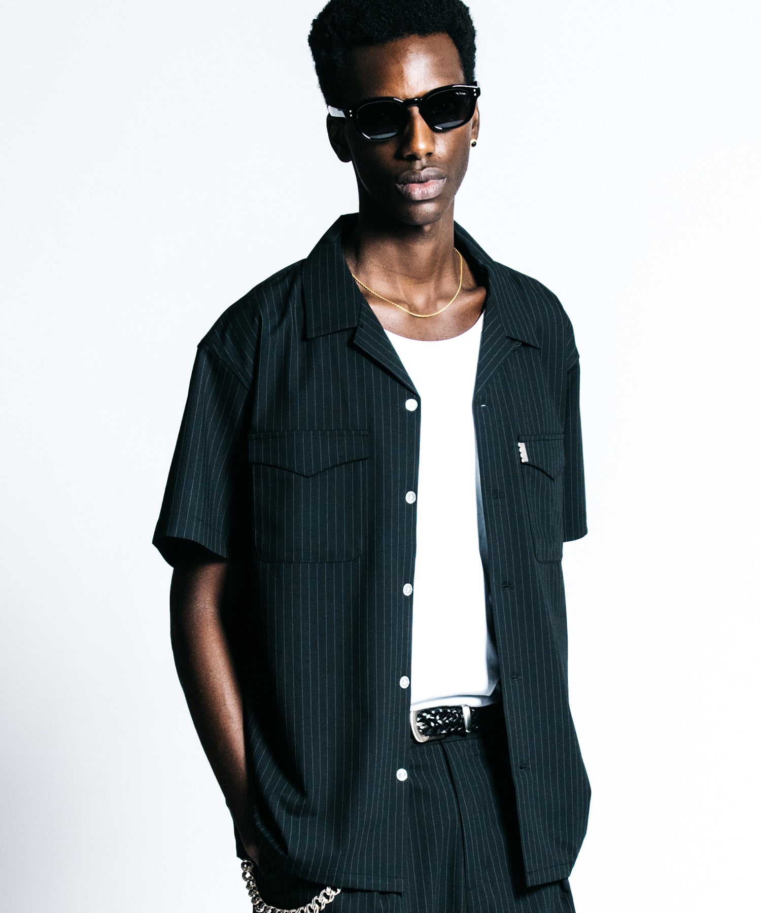 TAILORED S/S SHIRT – PIN STRIPE EASY CARE