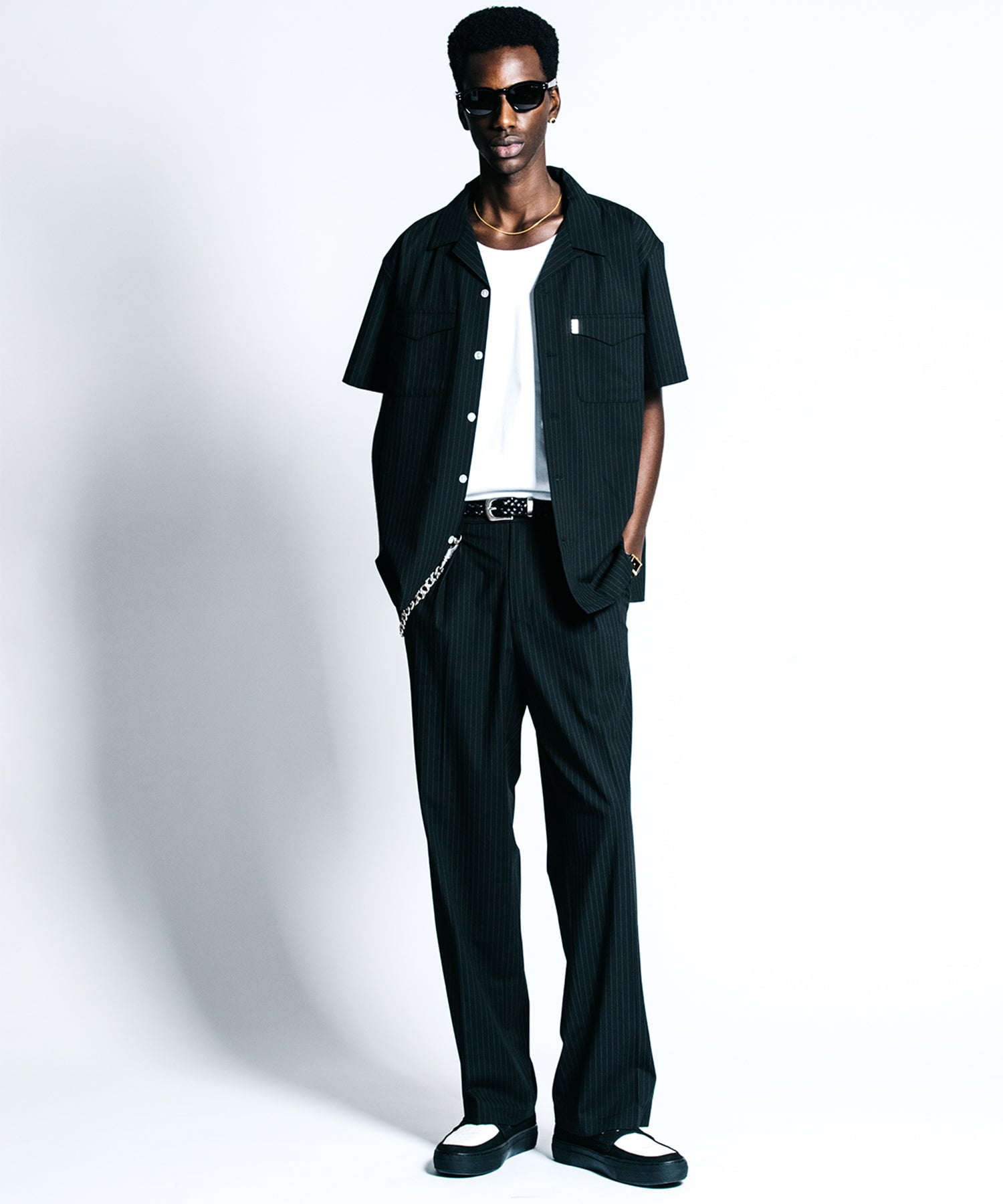 TAILORED S/S SHIRT – PIN STRIPE EASY CARE