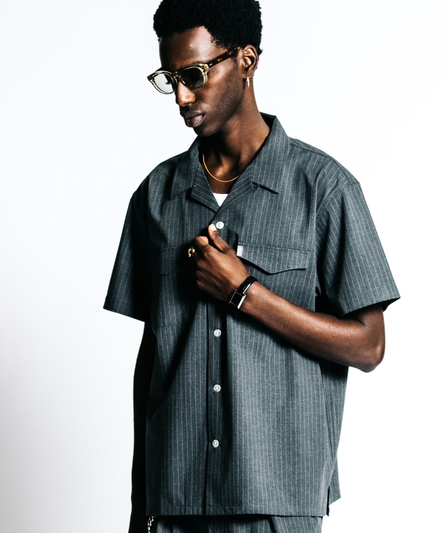 TAILORED S/S SHIRT – PIN STRIPE EASY CARE