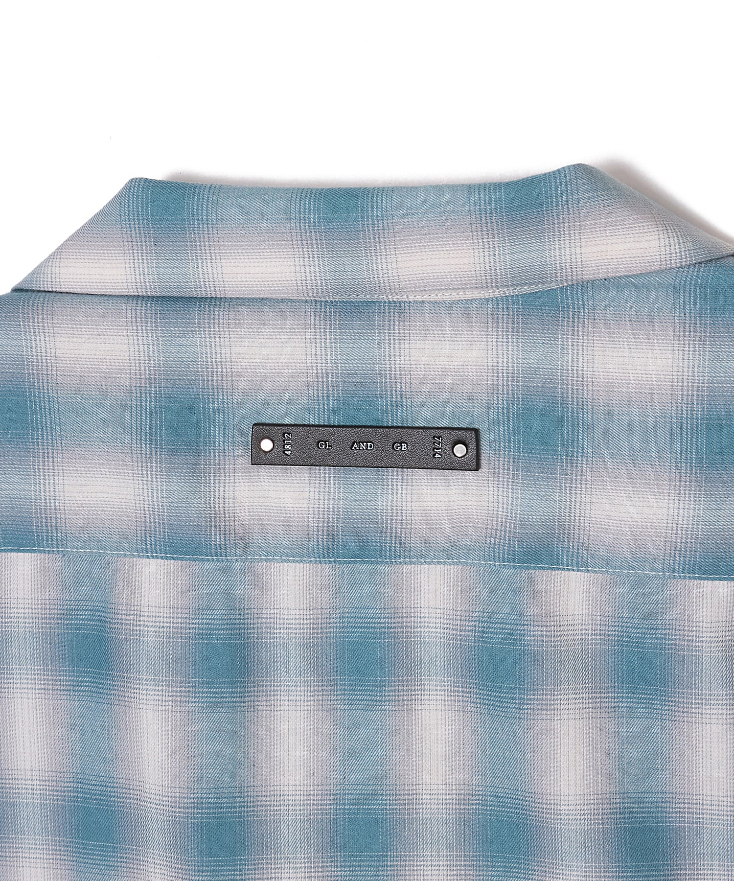 SUMMER OMBRE CHECK SHIRT