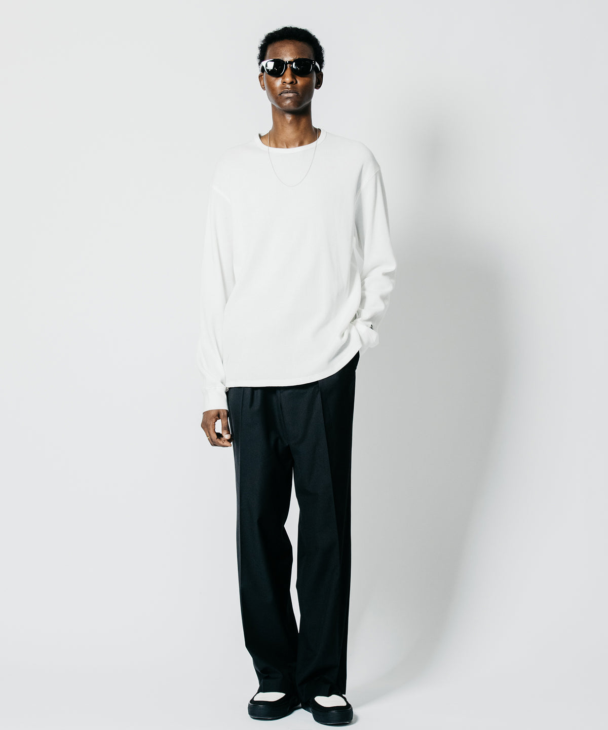 THERMAL C-CHAIN LONG SLEEVE T SHIRT