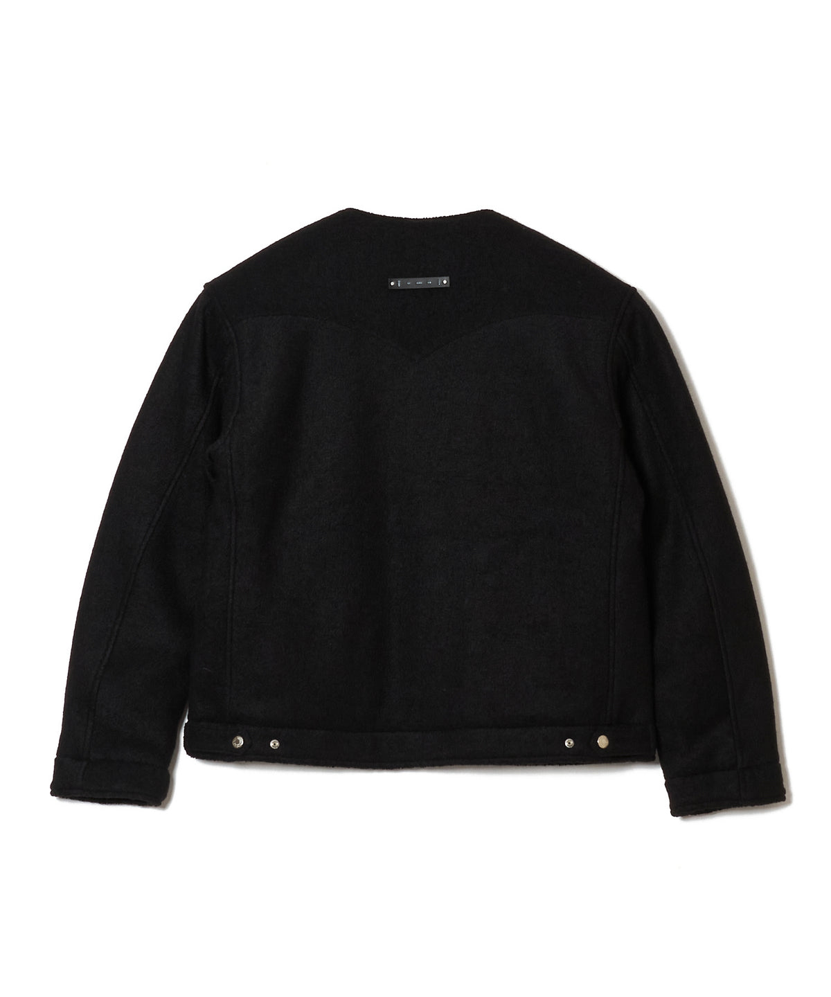 PREMIUM BOUCLE WOOL BIKER CARDIGAN
