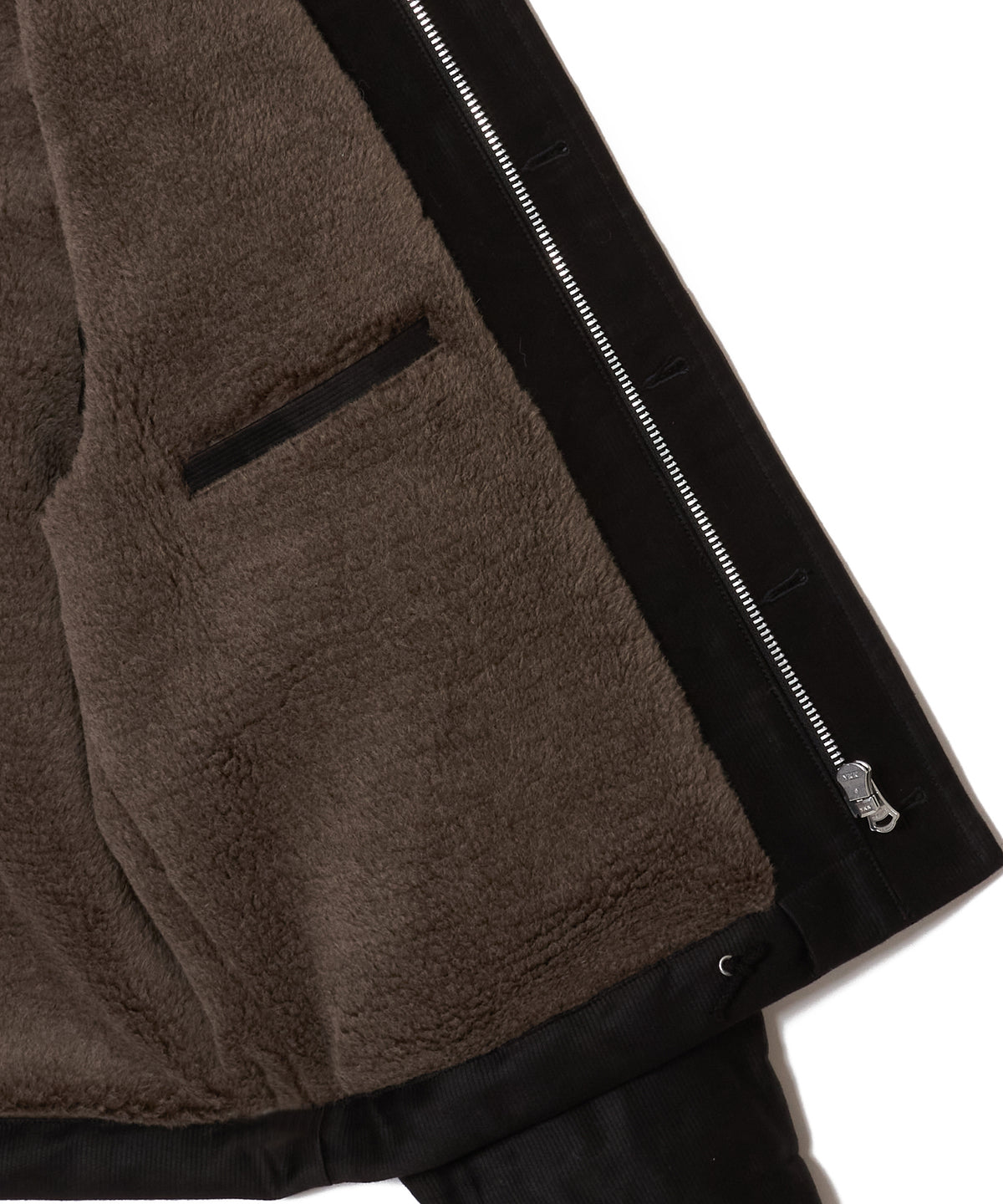 N1 LEATHER PIPING WESTERN YOKE JACKET WITH ALPACA LINING