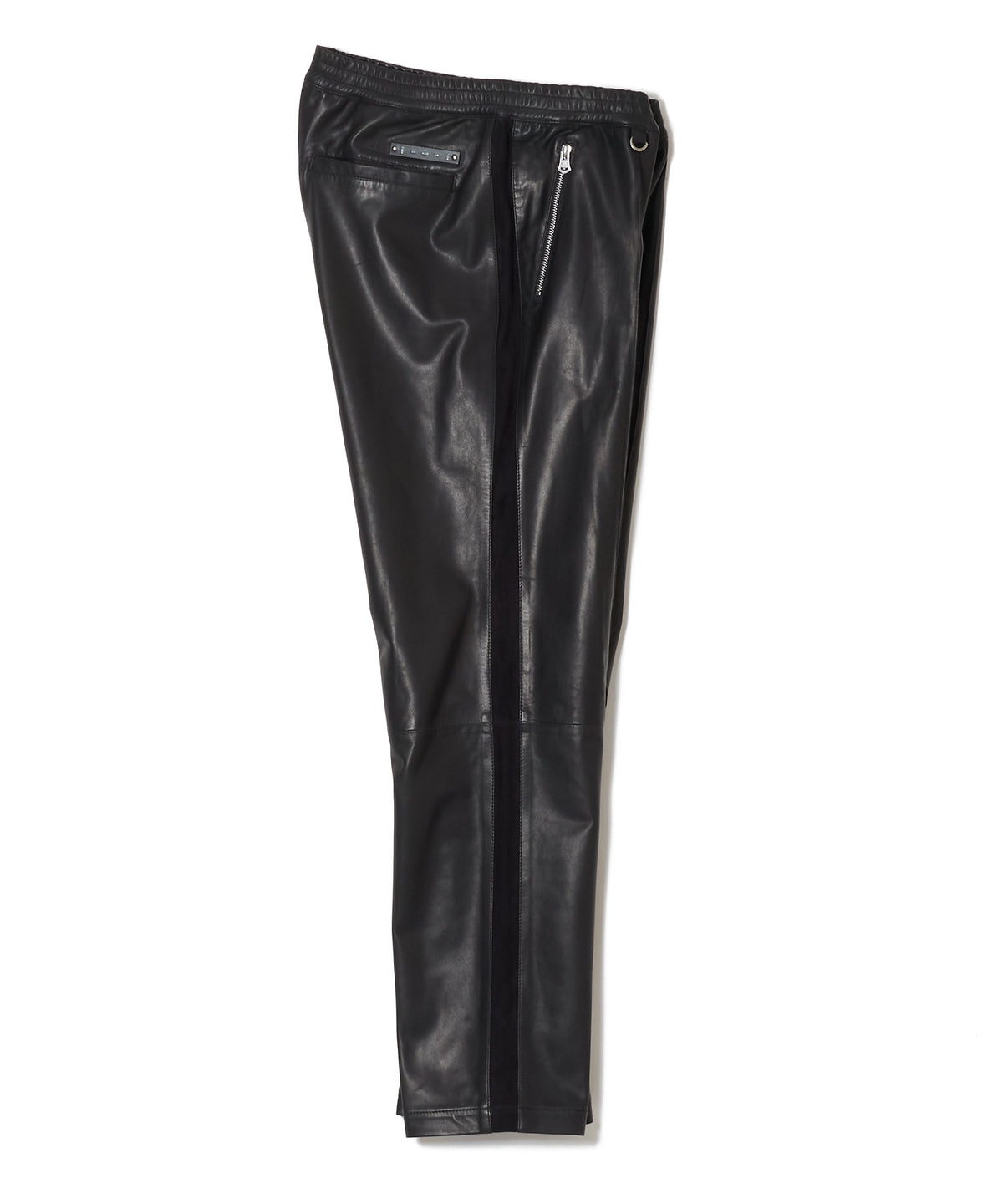 SHEEP COMBINATION LEATHER TRACK PANTS