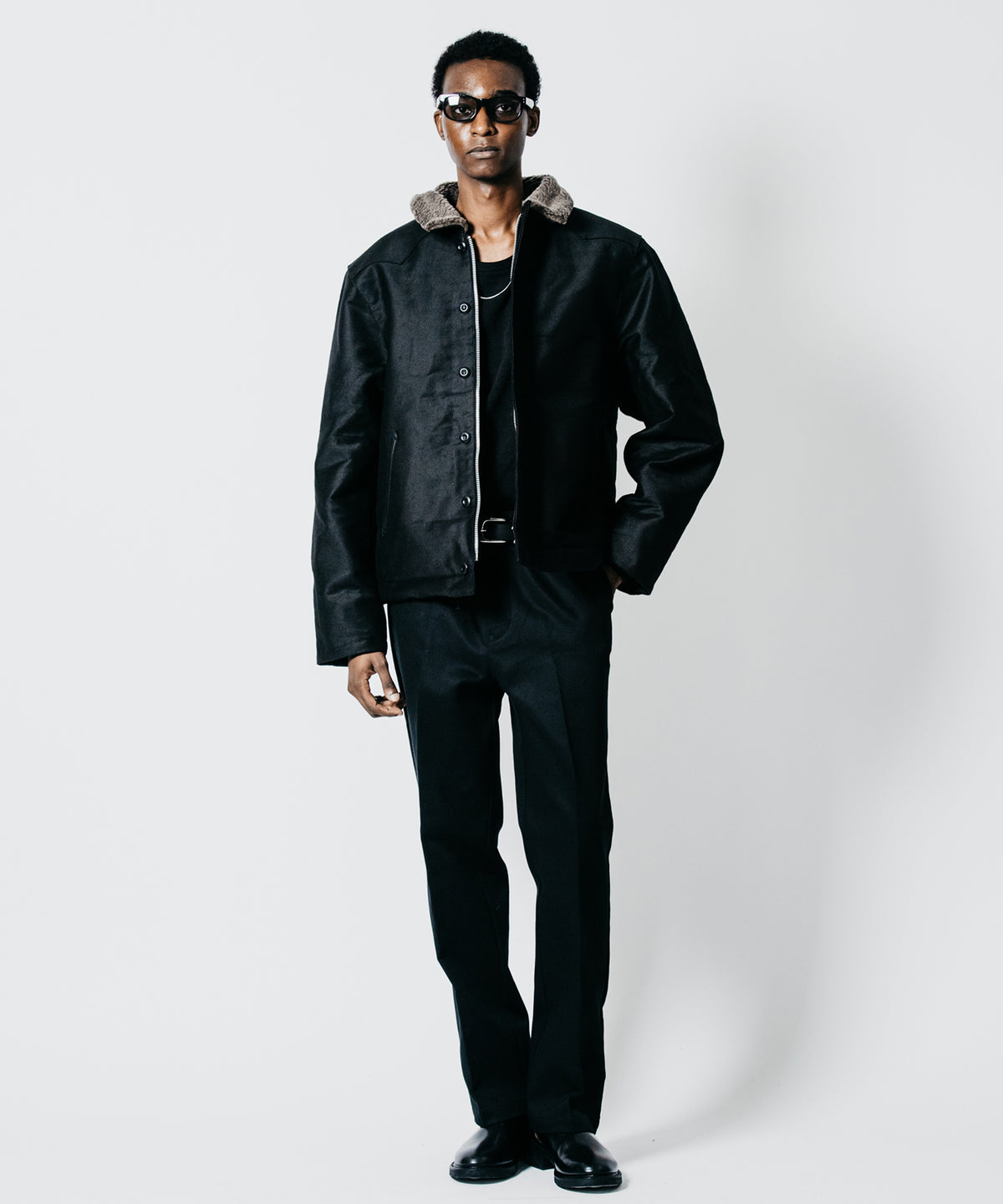 BOBBY MILITARY TWILL RELAX RUDE TROUSERS