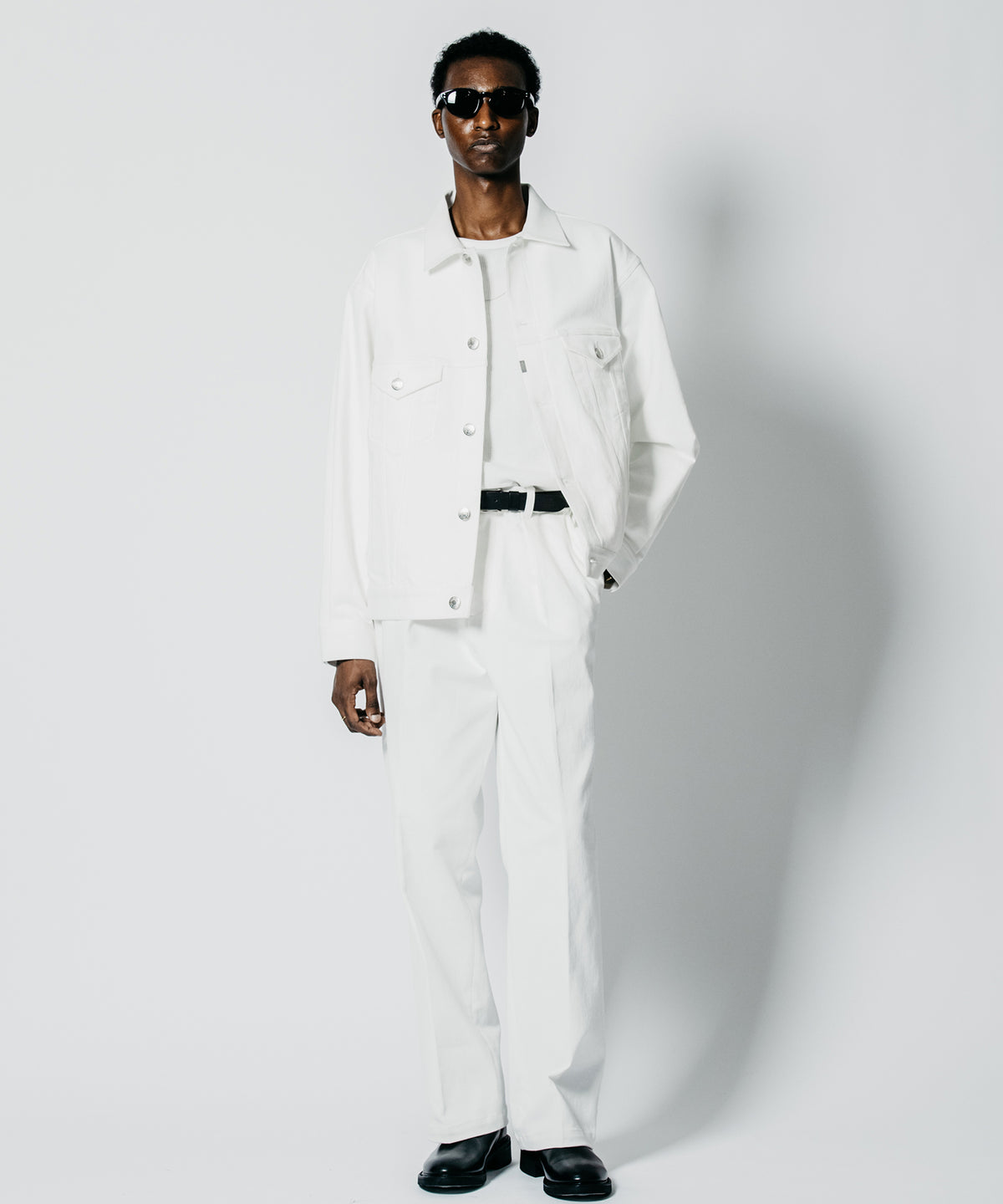 STRETCH HEAVY OZ TWILL WIDE LUXURY TROUSERS