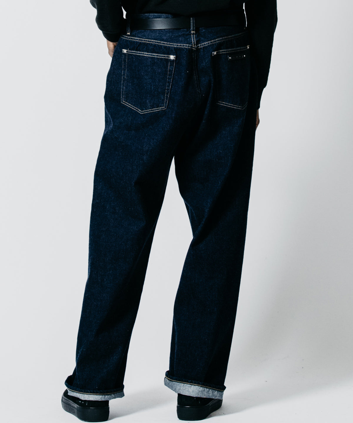 BORN FREE WIDE LUXURY SELVEDGE ONE WASH JEANS - INDIGO MADE IN JAPAN