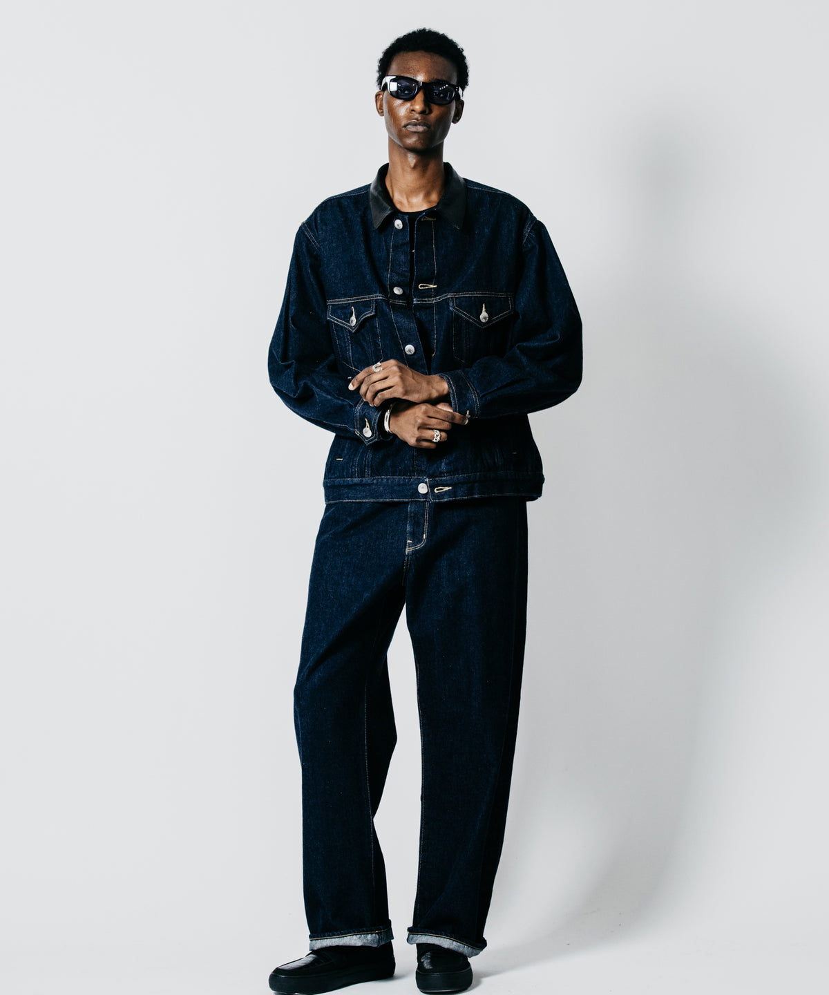 BORN FREE WIDE LUXURY SELVEDGE ONE WASH JEANS - INDIGO MADE IN JAPAN