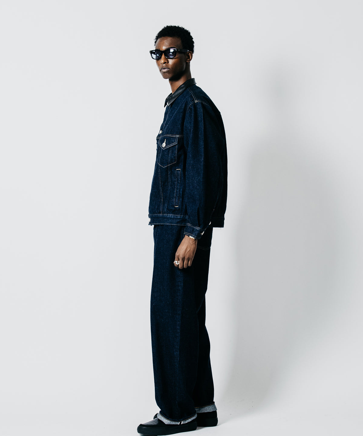 BORN FREE WIDE LUXURY SELVEDGE ONE WASH JEANS - INDIGO MADE IN JAPAN