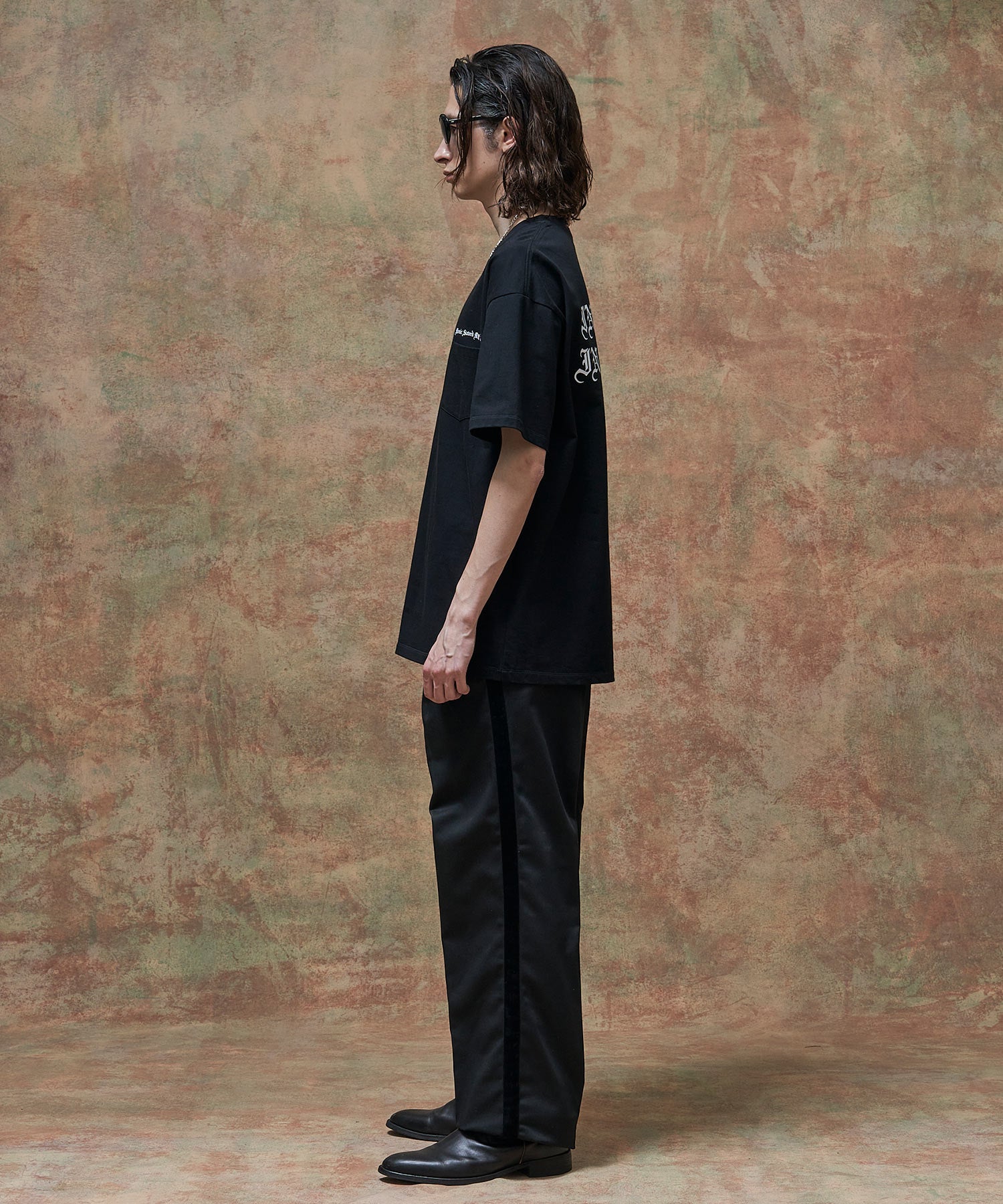 SIDE LINE WIDE PANTS