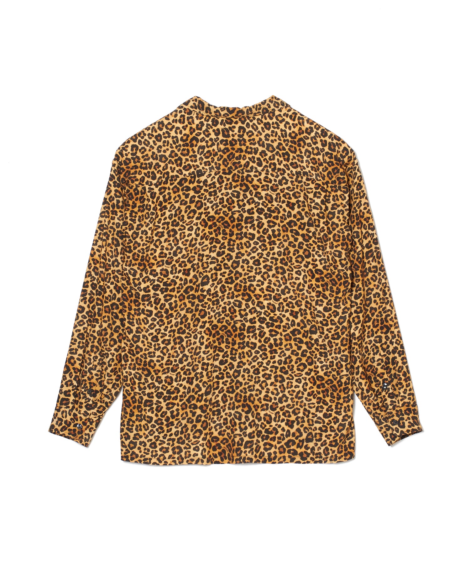 LEOPARD OPEN COLLAR SHIRTS