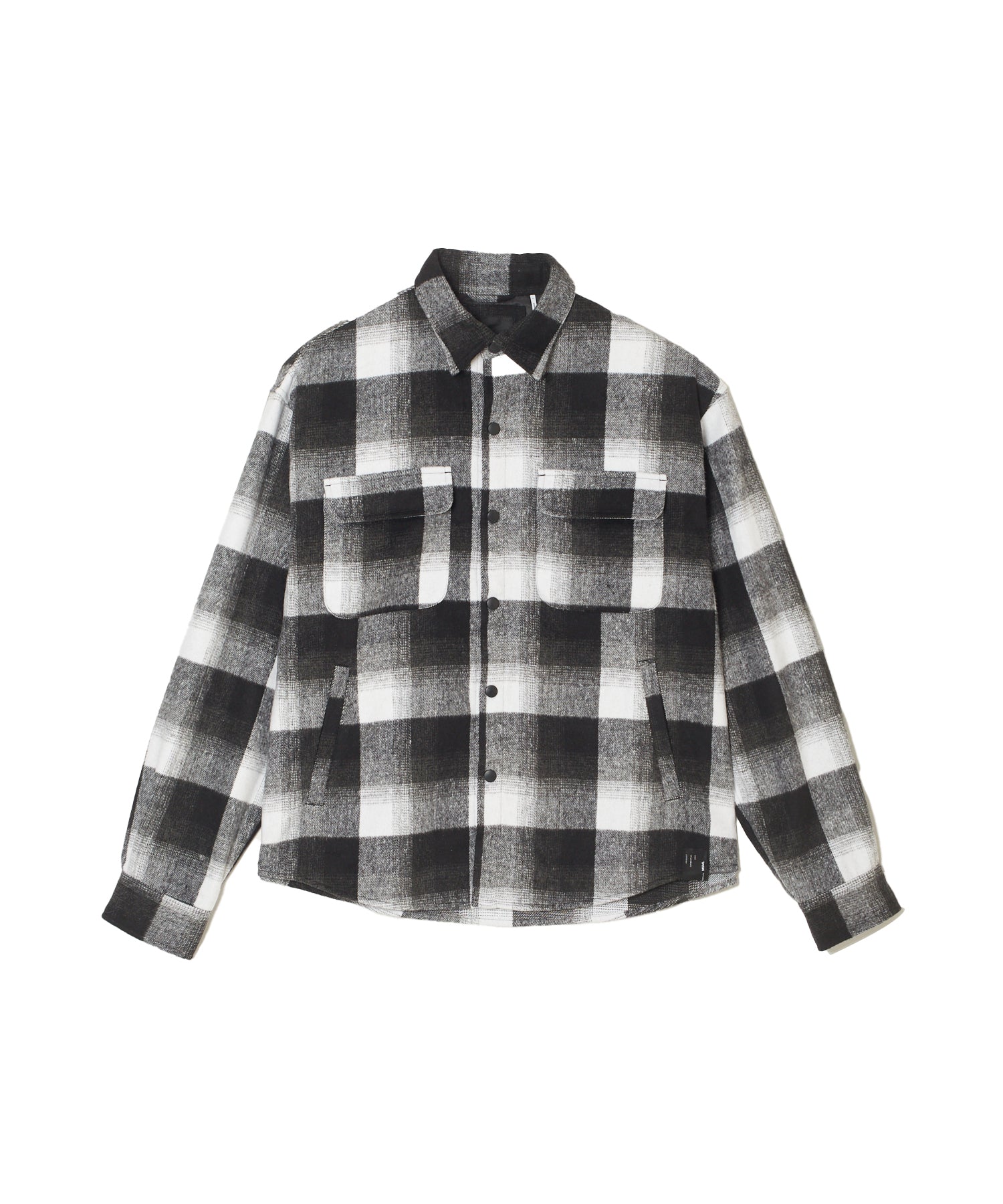 CHECK SNAP BUTTON SHIRT