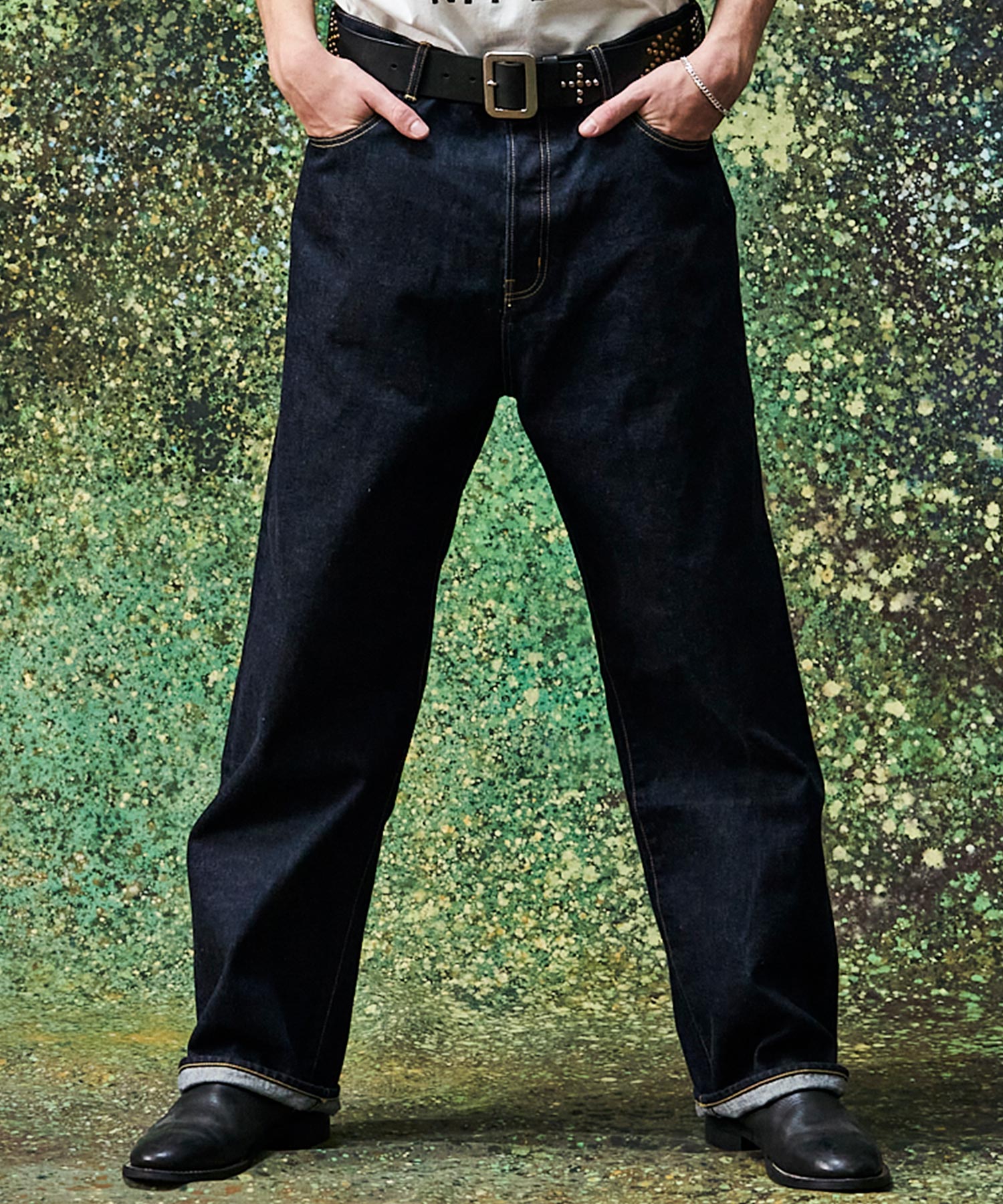 SELVEDGE DENIM PANTS/ONE WASHED