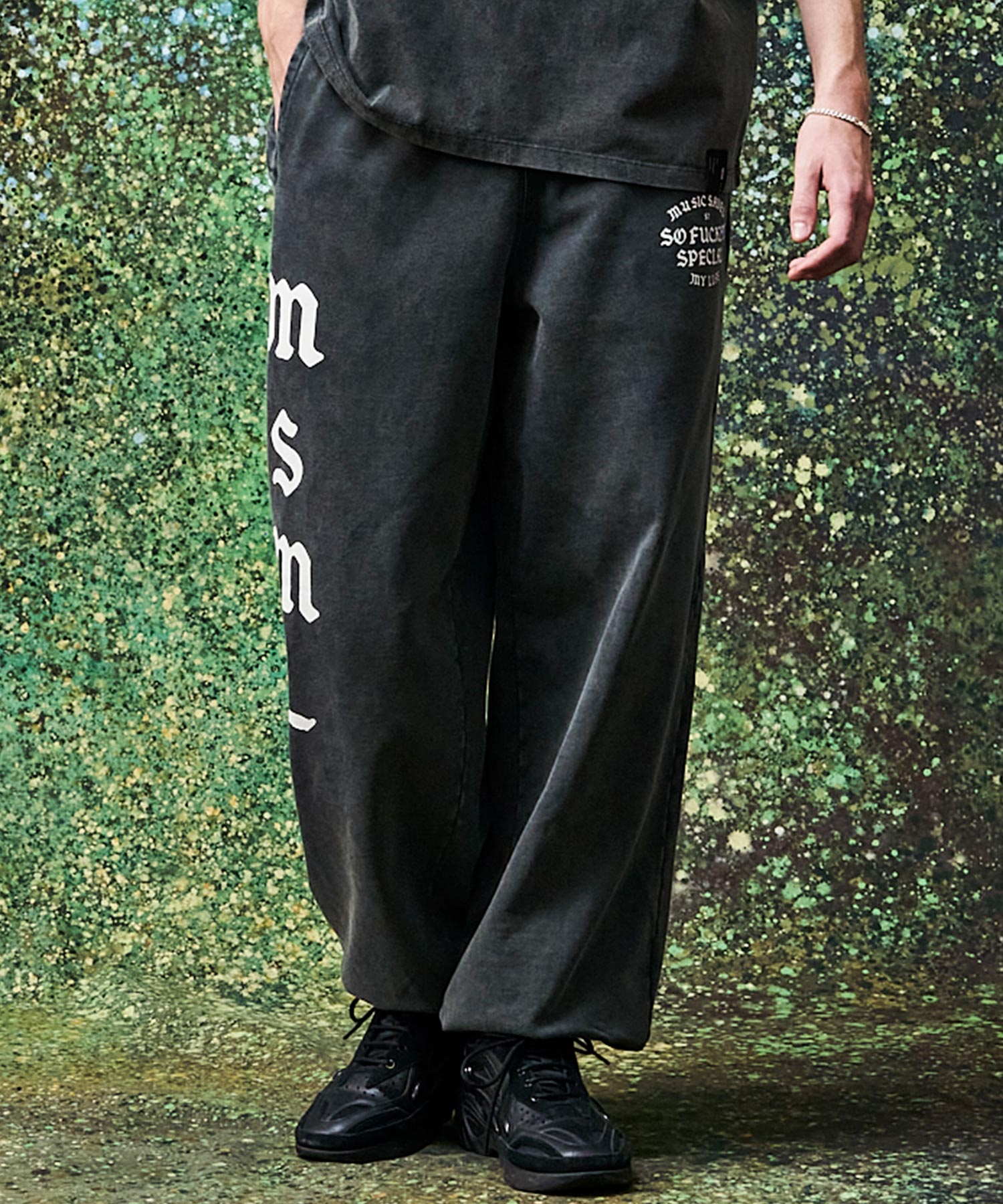 VINTAGE GARMENT DYE SWEAT PANTS