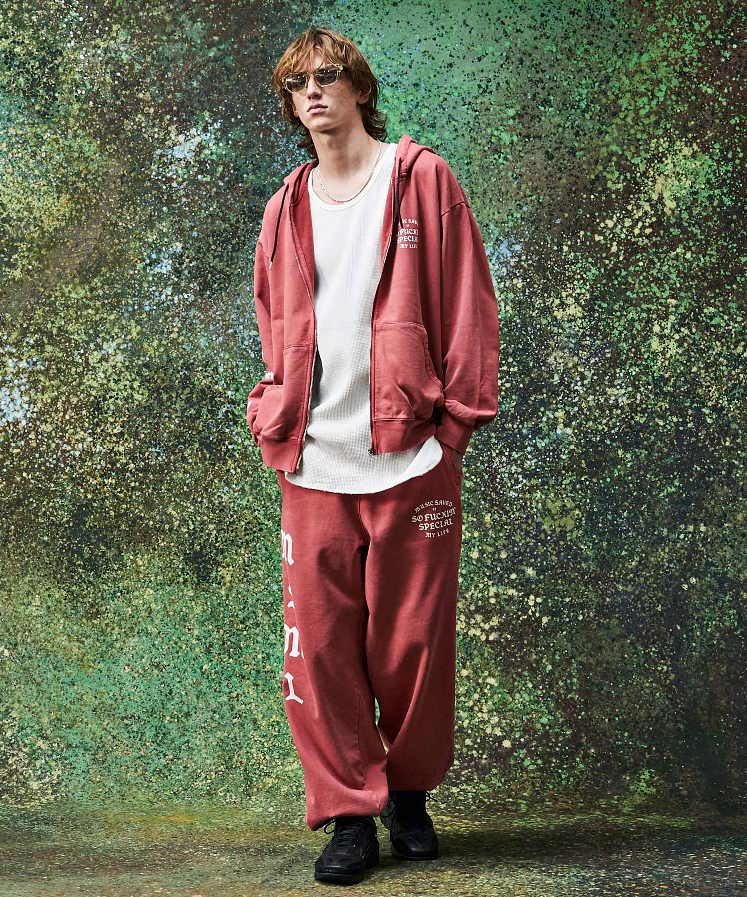 VINTAGE GARMENT DYE SWEAT PANTS