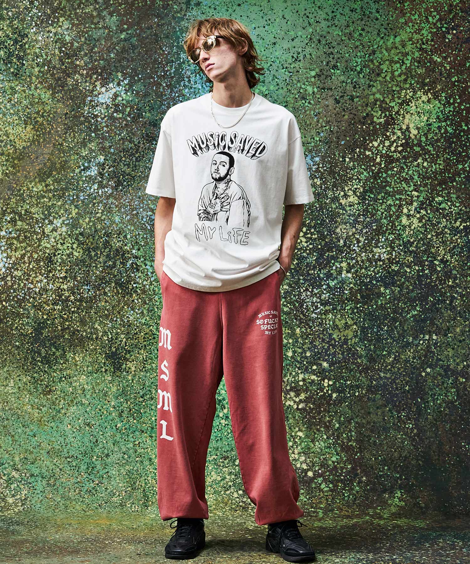 VINTAGE GARMENT DYE SWEAT PANTS