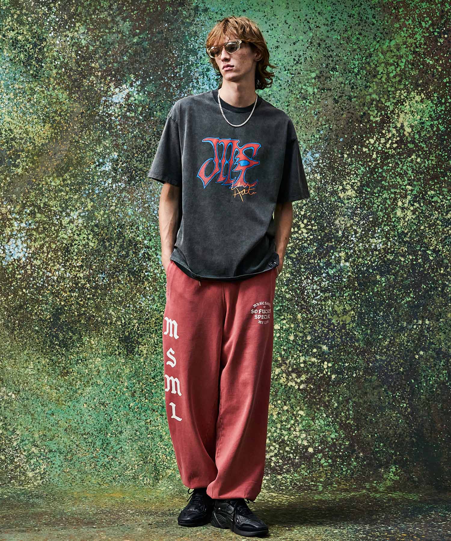 VINTAGE GARMENT DYE SWEAT PANTS