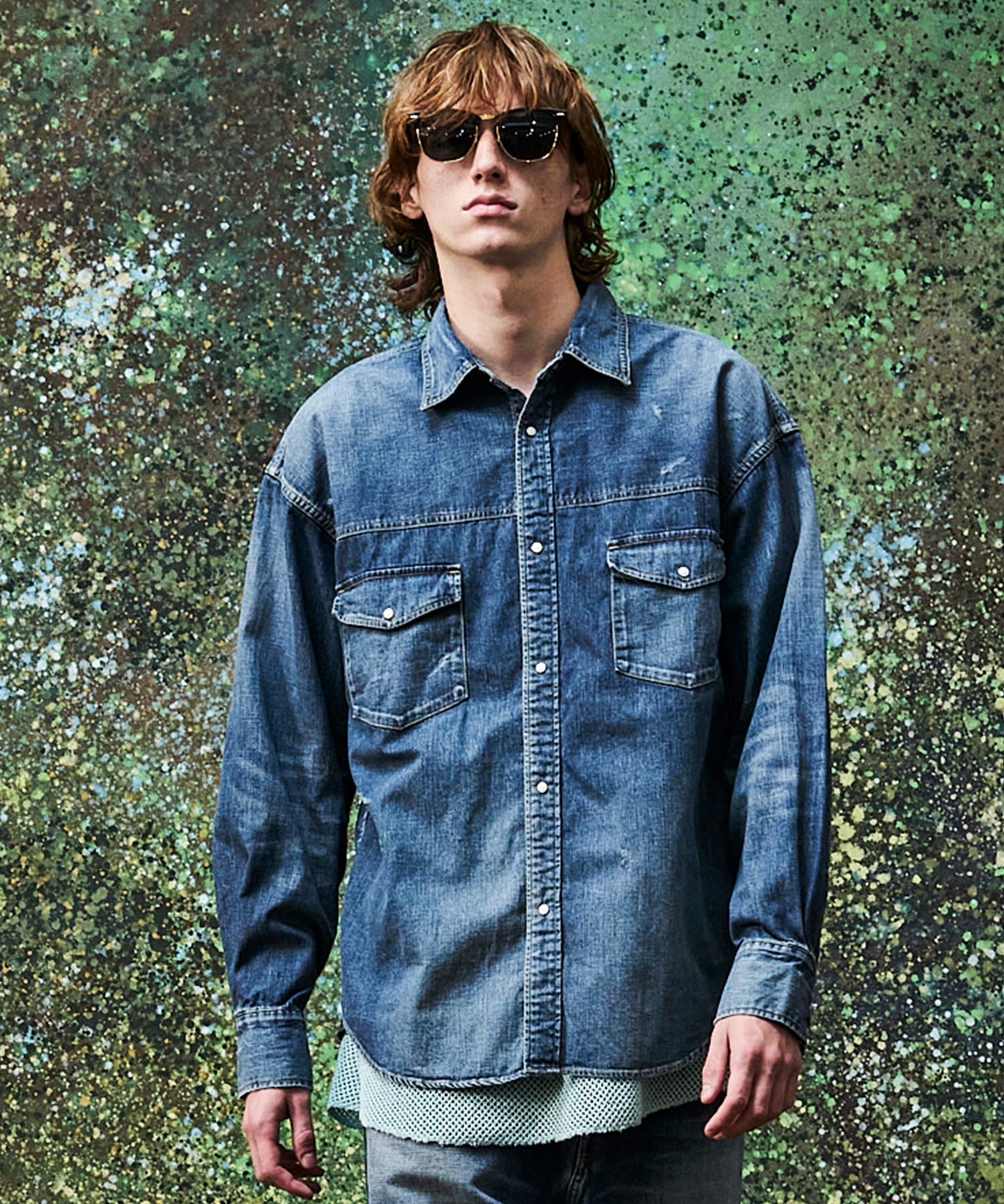 DENIM SHIRT / VINTAGE WASHED