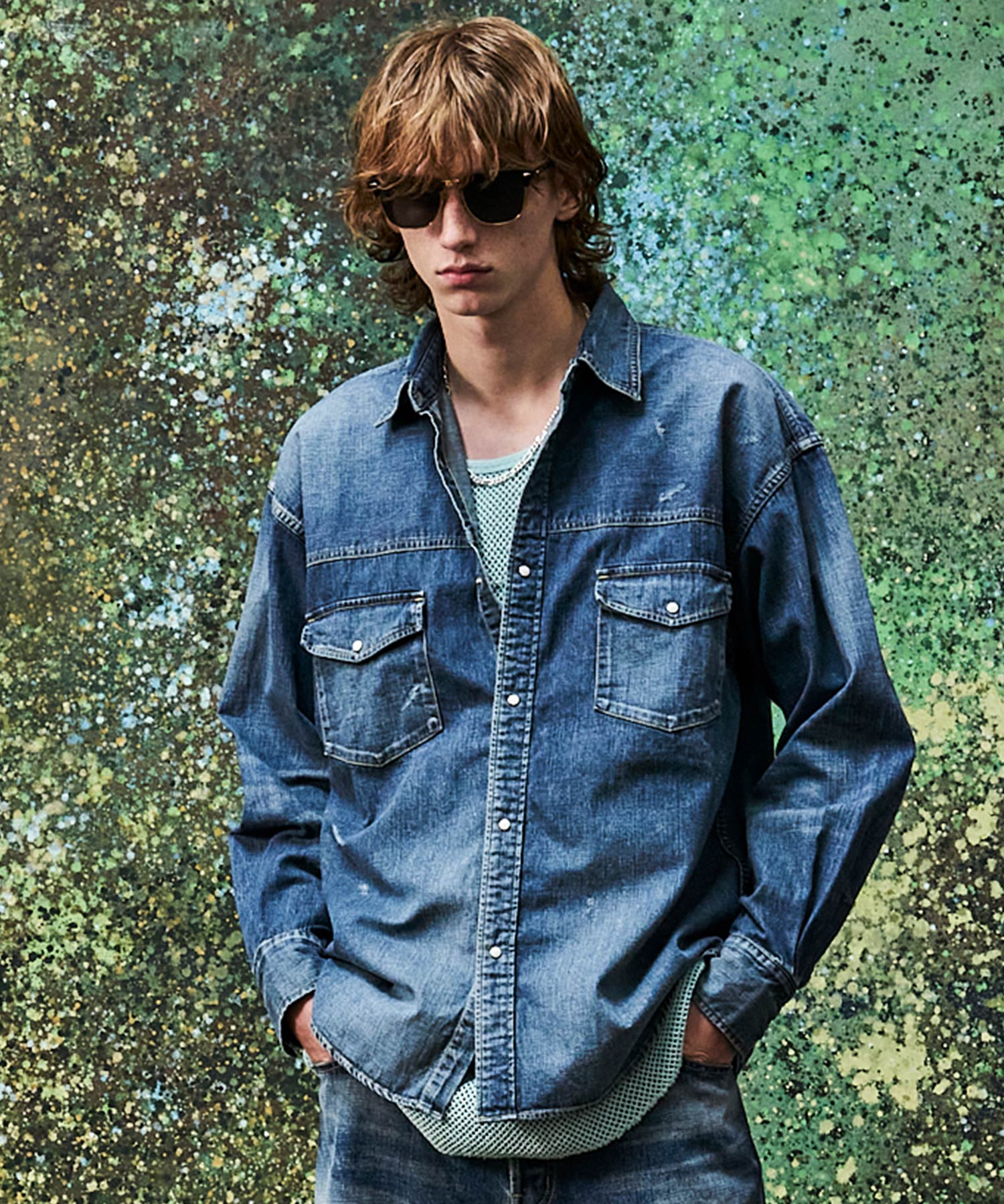 DENIM SHIRT / VINTAGE WASHED