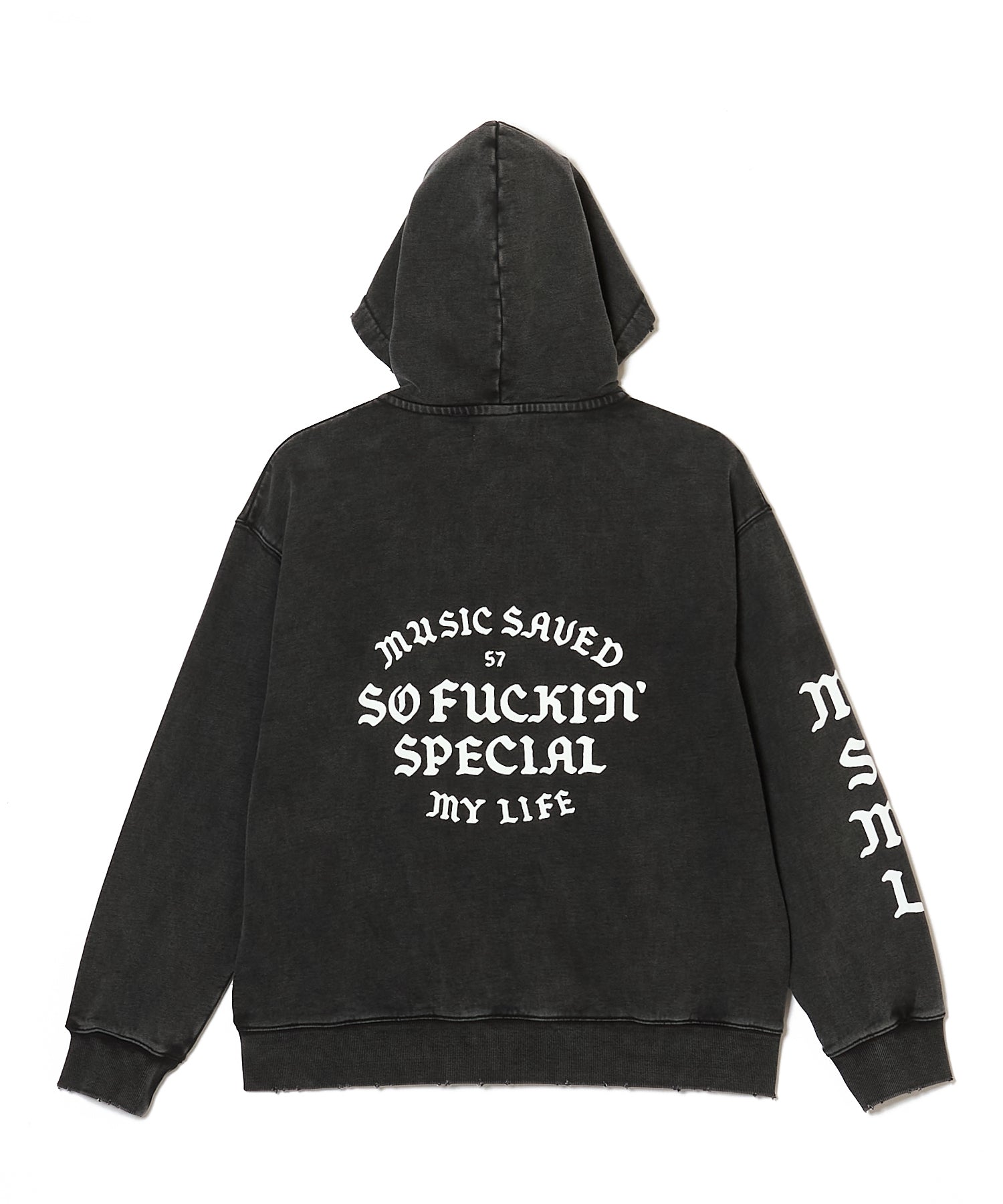 GARMENT DYE ZIP HOODIE