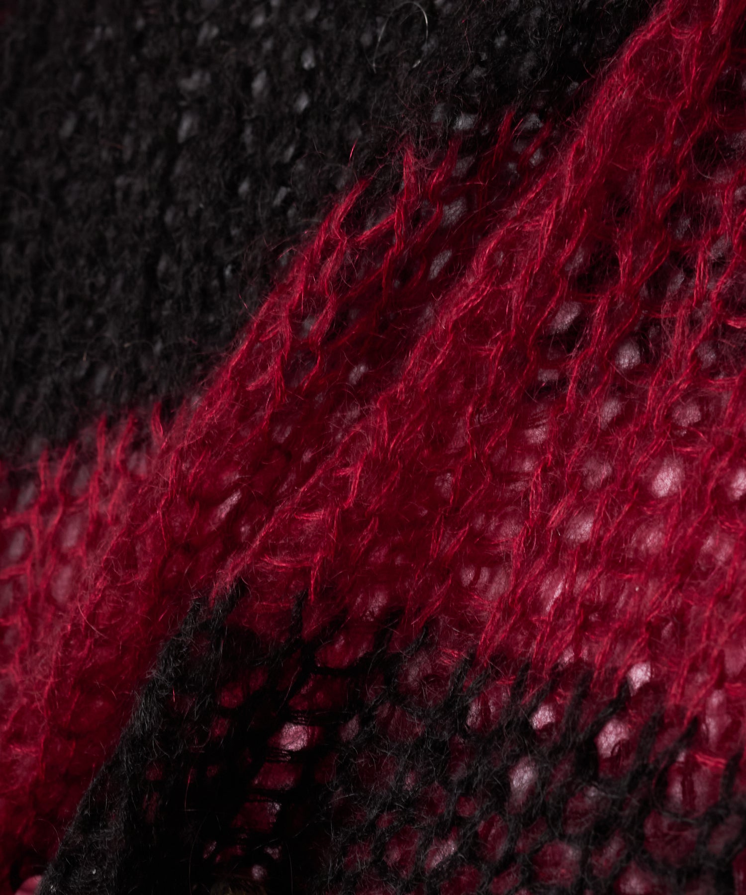 MOHAIR BORDER KNIT
