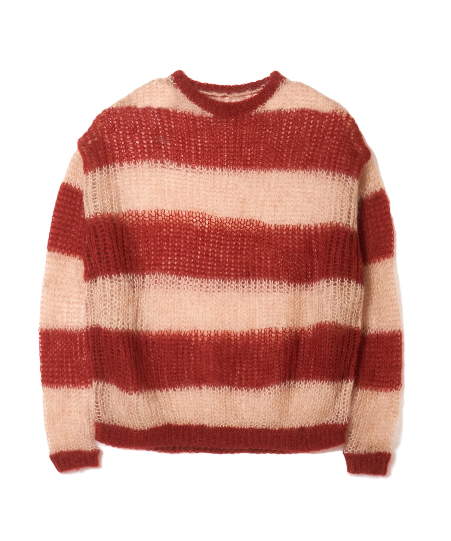 MOHAIR BORDER KNIT