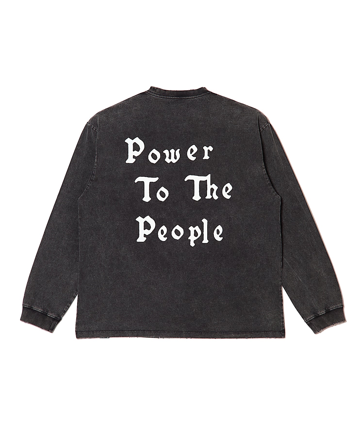 POWER TO THE PEOPLE LONG SLEEVE T SHIRT