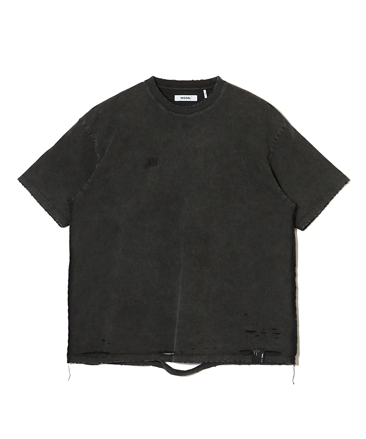 GARMENT DYE DAMAGE T SHIRT