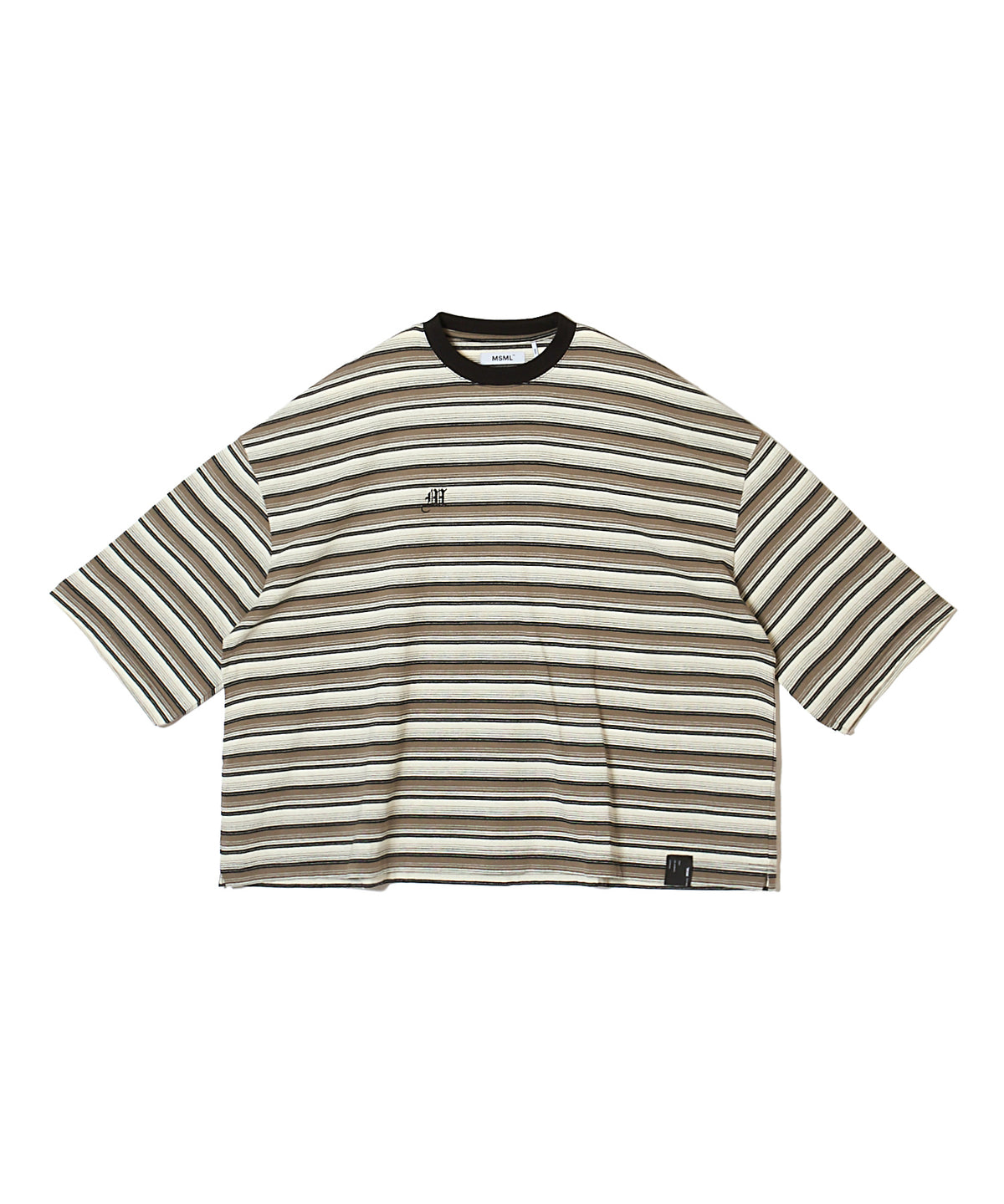 HALF SLEEVE WIDE T-SHIRT STRIPE