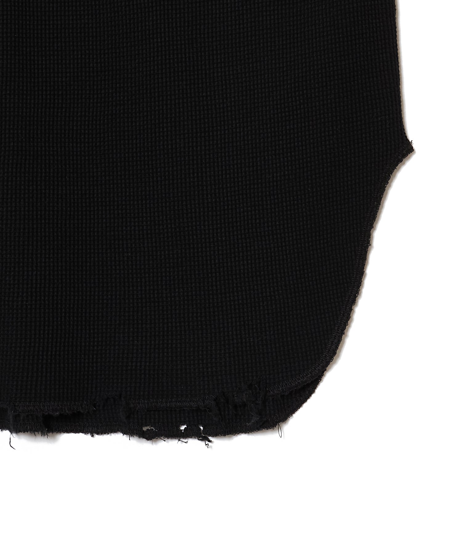 COTTON WAFFLE DAMAGE TANK TOP