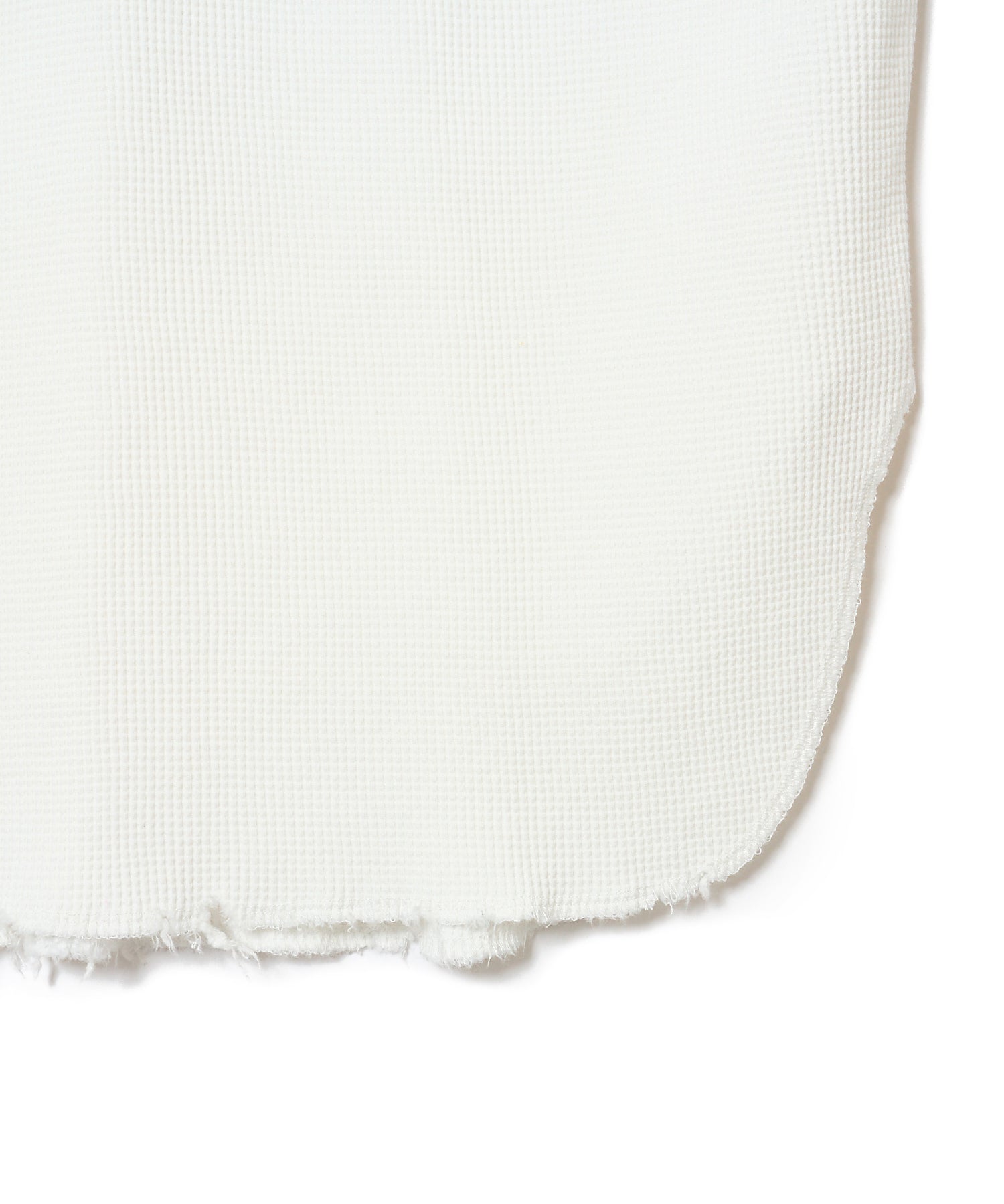 COTTON WAFFLE DAMAGE TANK TOP