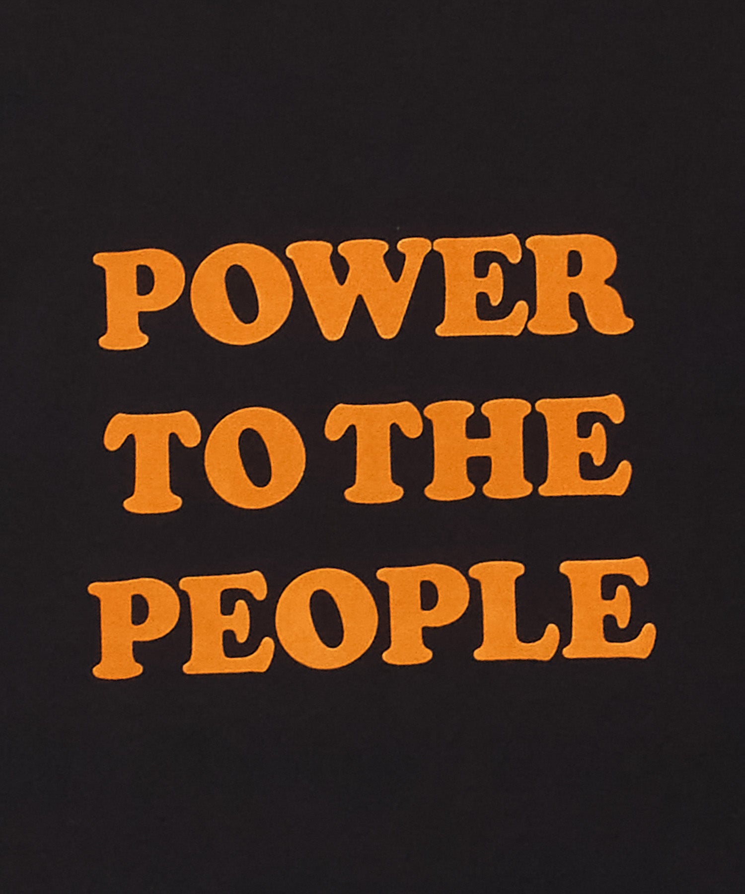 POWER TO THE PEOPLE RINGER T SHIRT