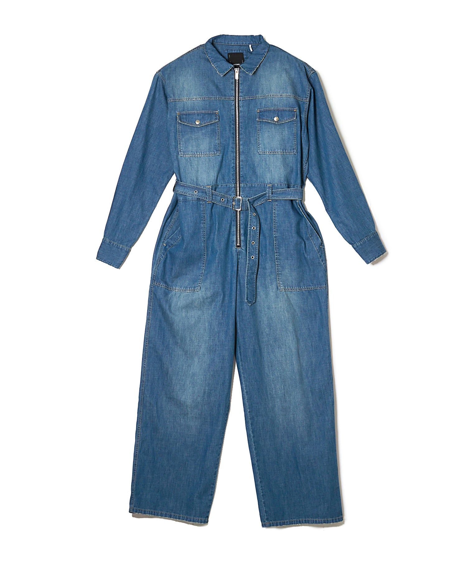 DENIM JUMPSUIT / VINTAGE WASHED
