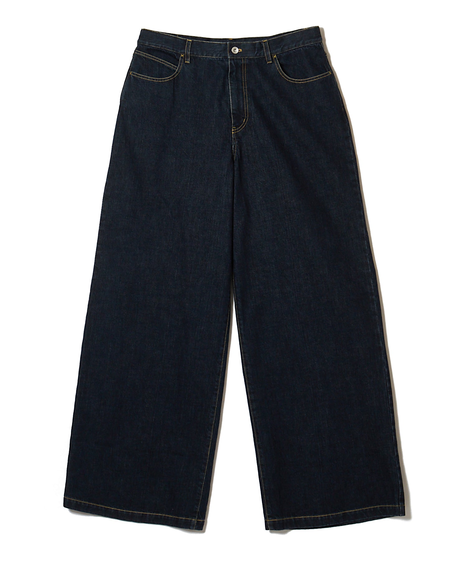 WIDE DENIM PANTS / ONE WASHED