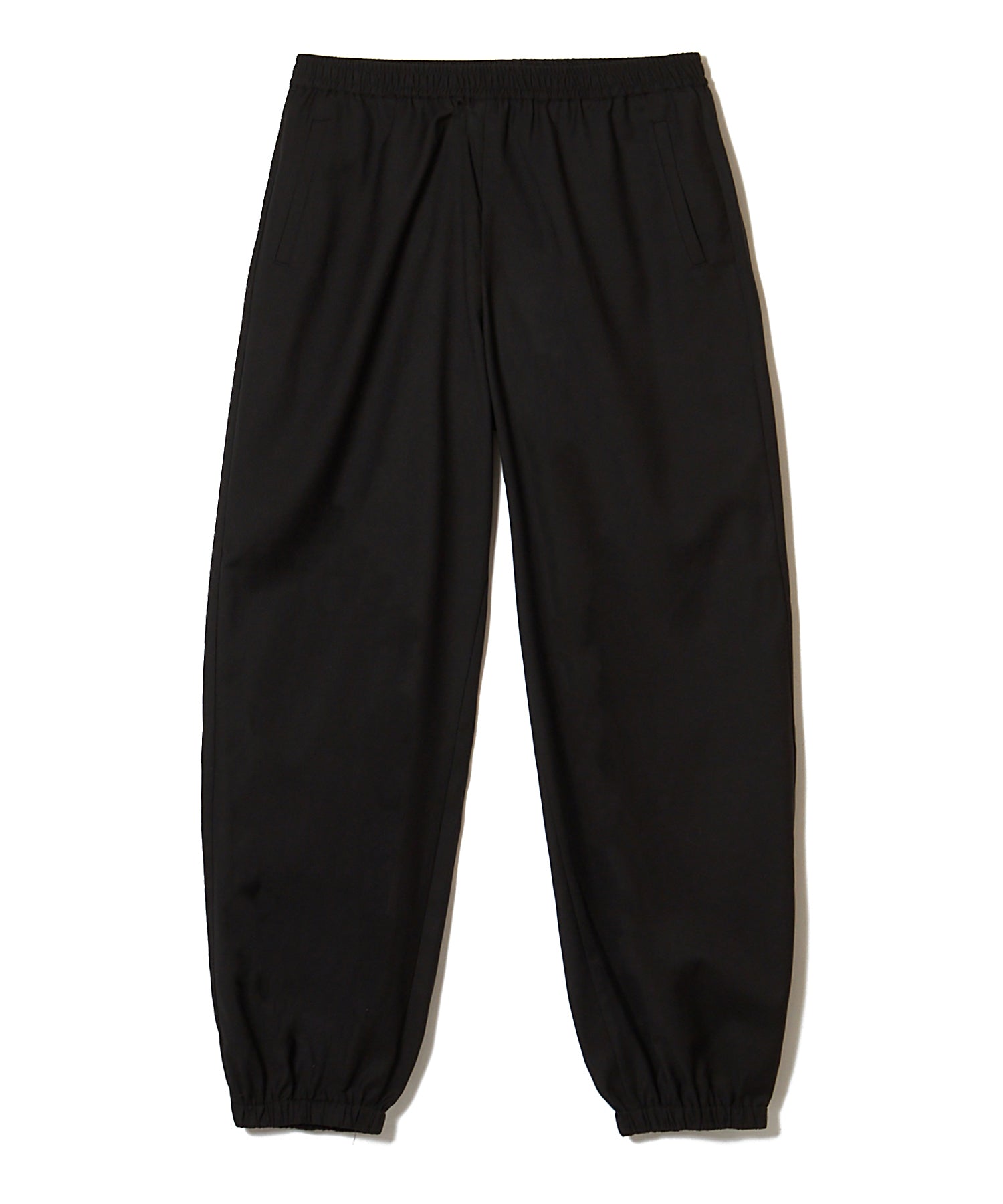 SUIT FABRIC EASY PANTS WITH ELASTIC HEM