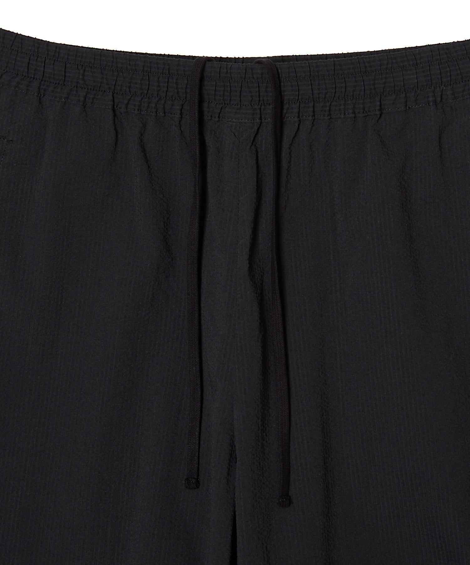 SEERSUCKER EASY PANTS WITH ELASTIC HEM