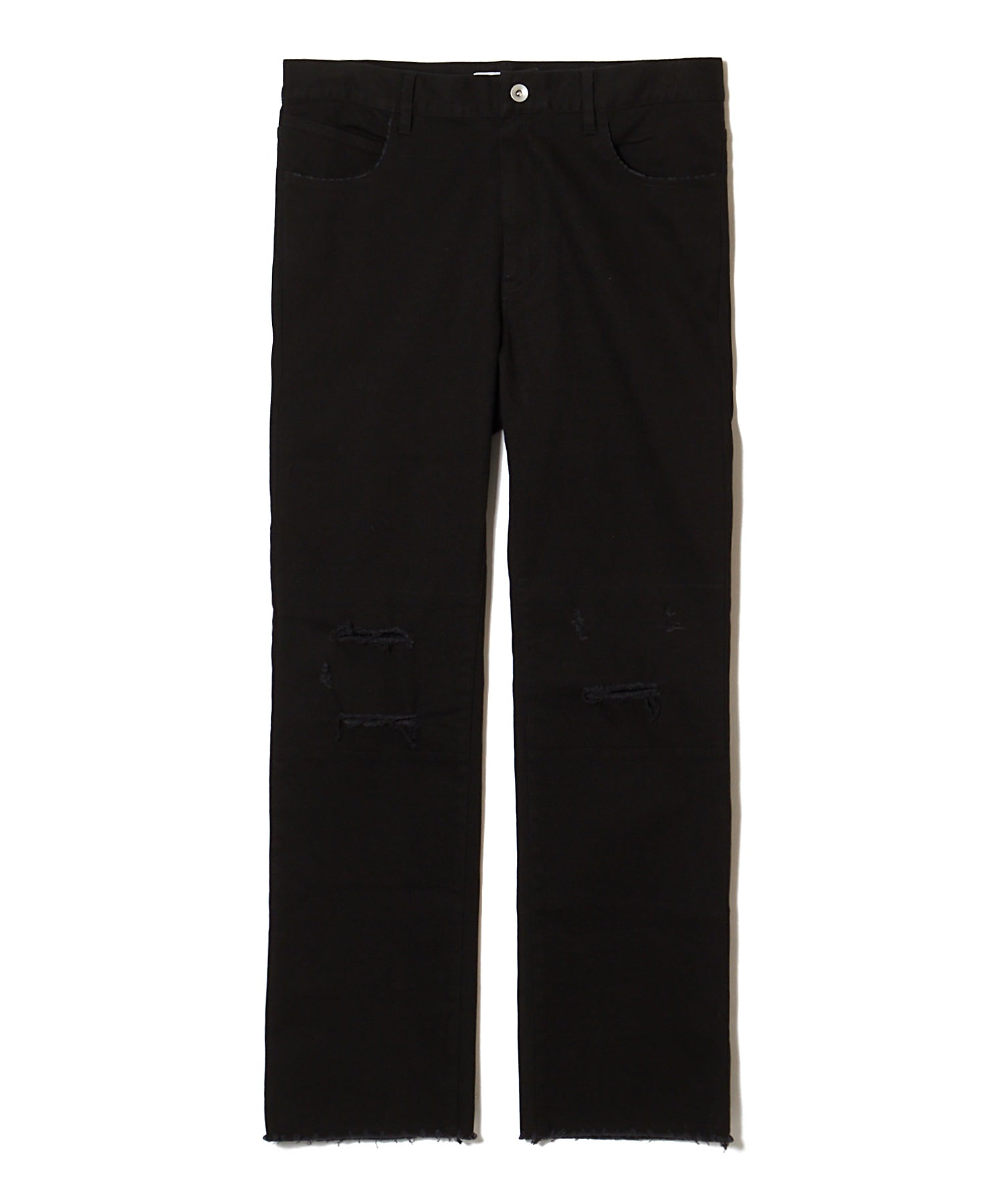 STRETCH TWILL DESTROY CROPPED PANTS