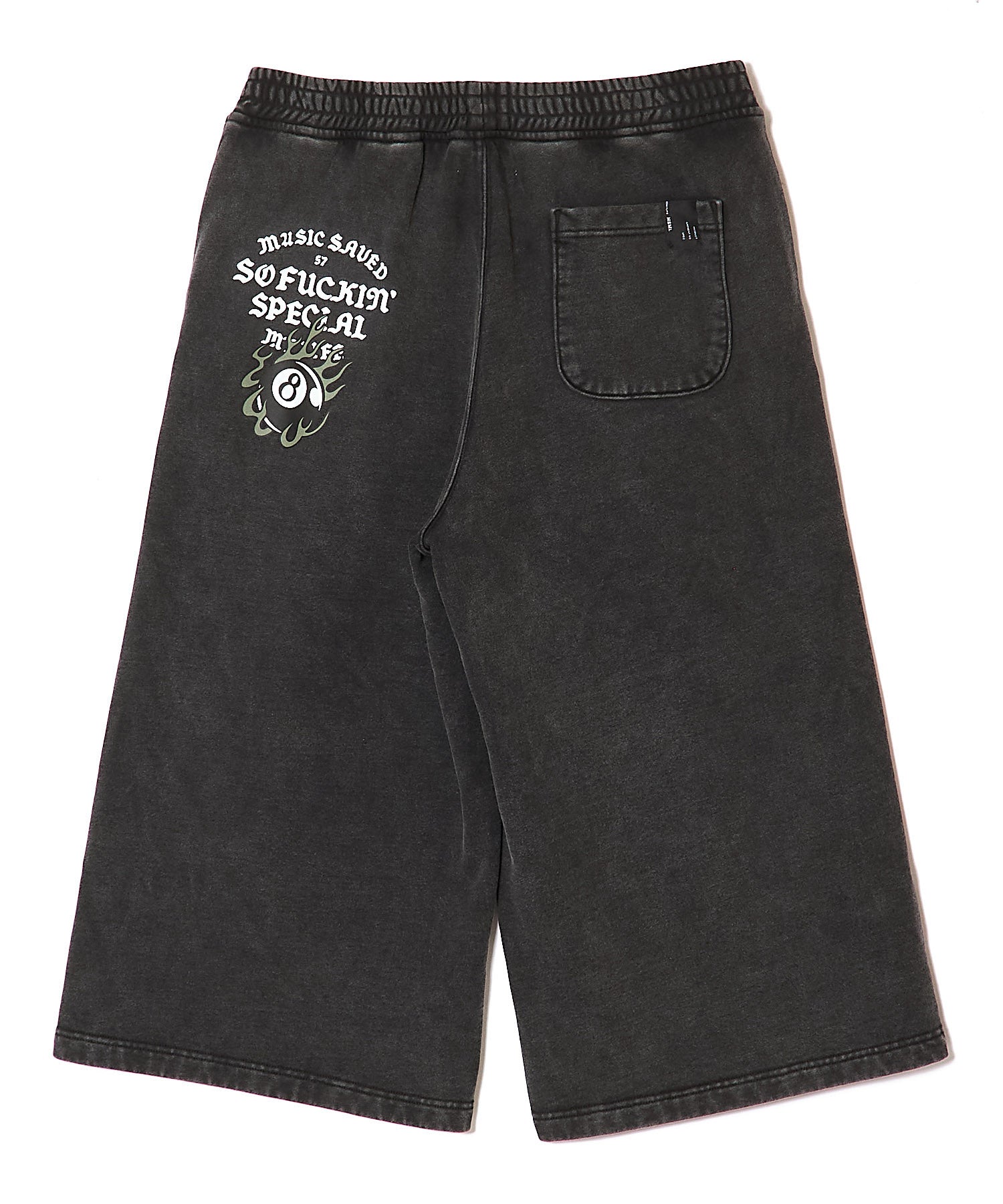 GARMENT DYED SWEAT CROPPED PANTS