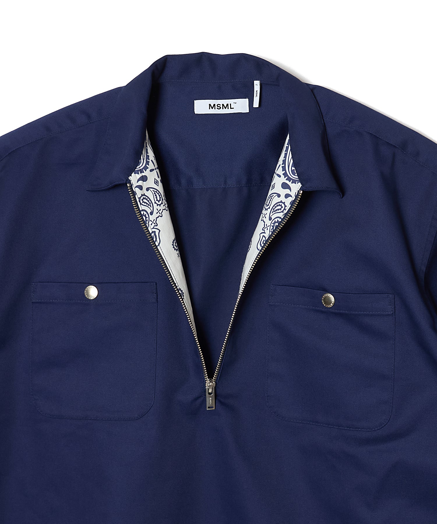 BANDANA HALF ZIP SHIRT