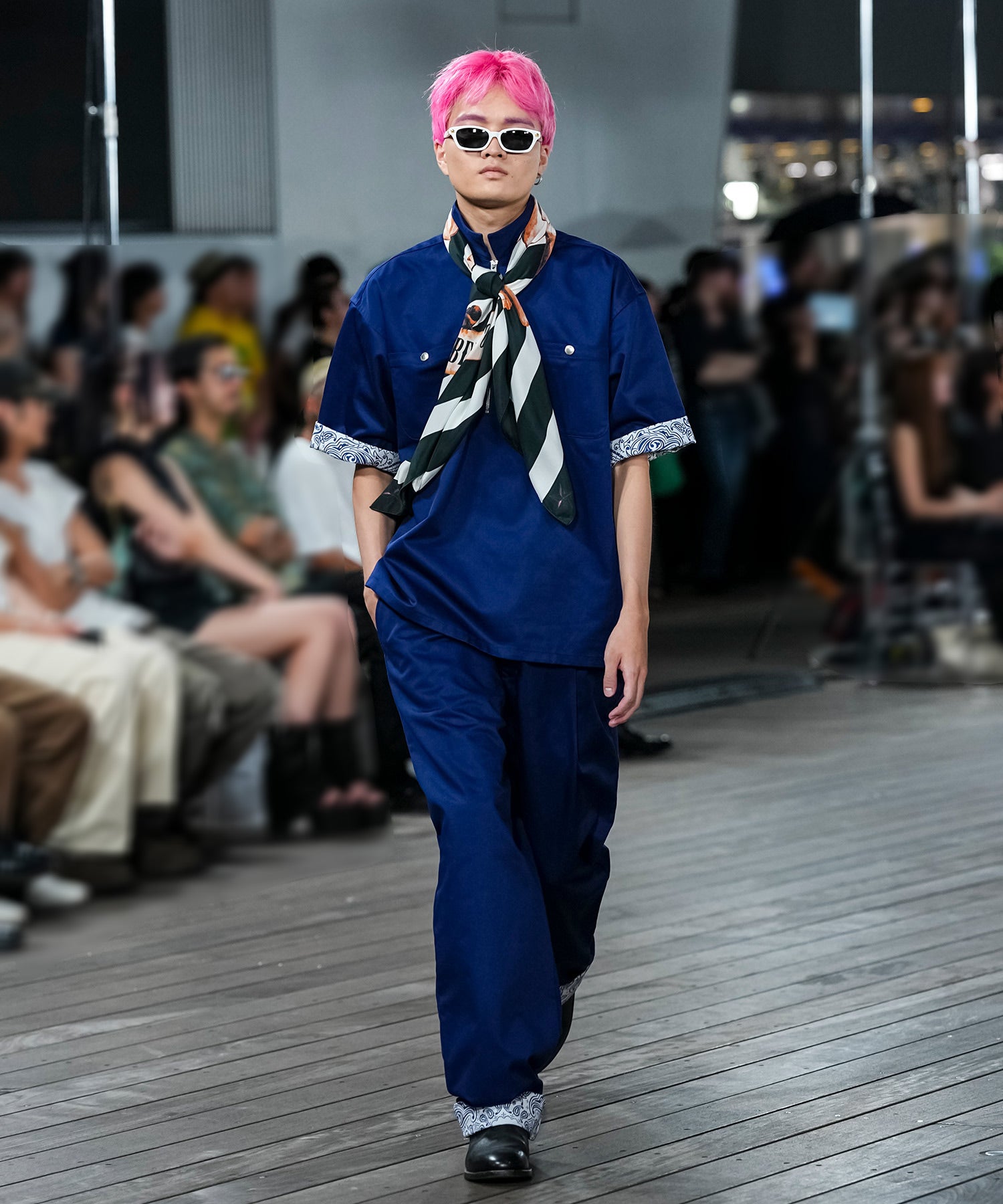 BANDANA HALF ZIP SHIRT