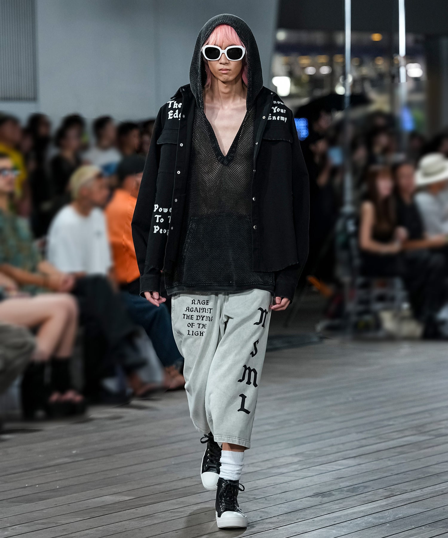 GARMENT DYED SWEAT CROPPED PANTS