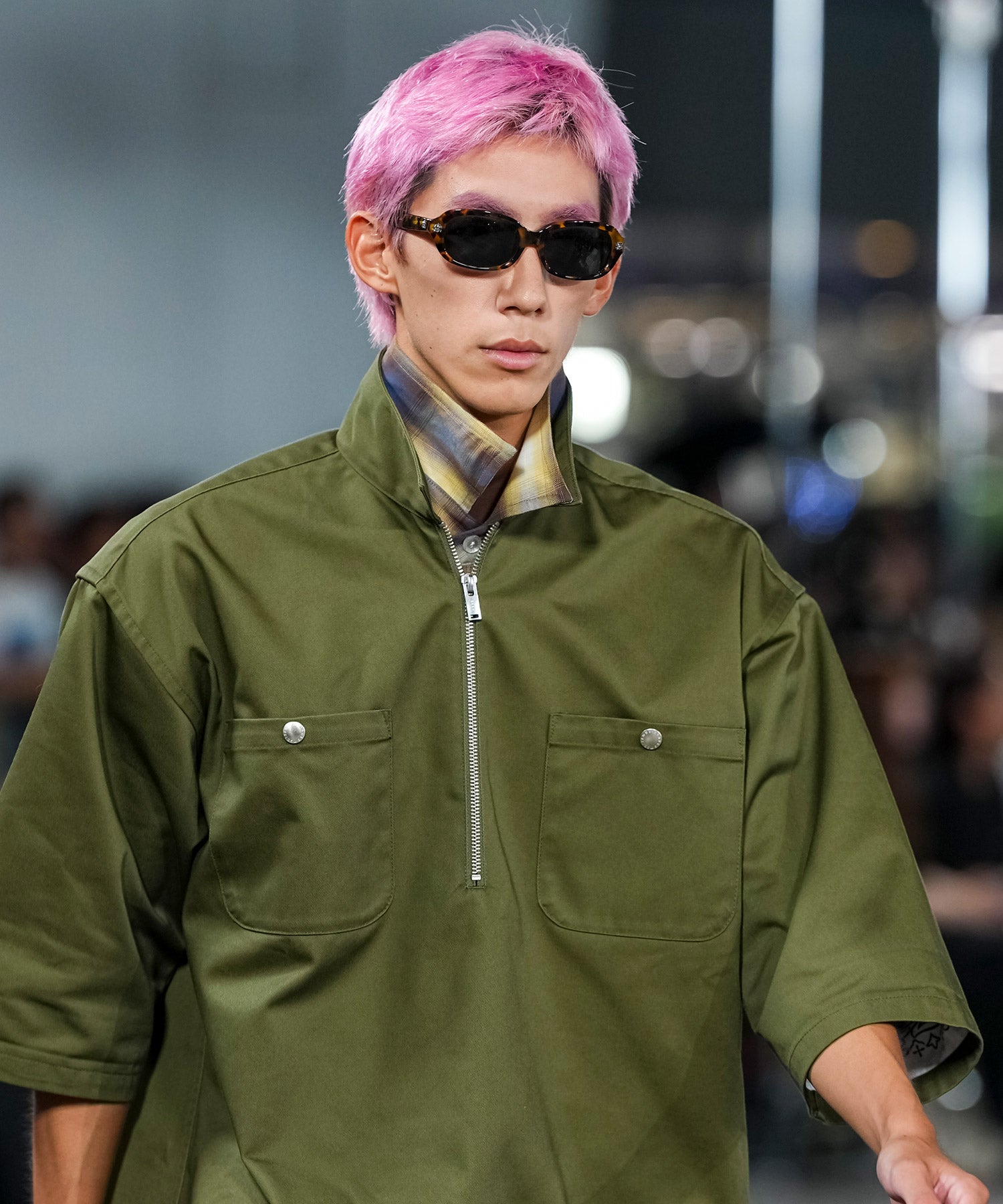 BANDANA HALF ZIP SHIRT