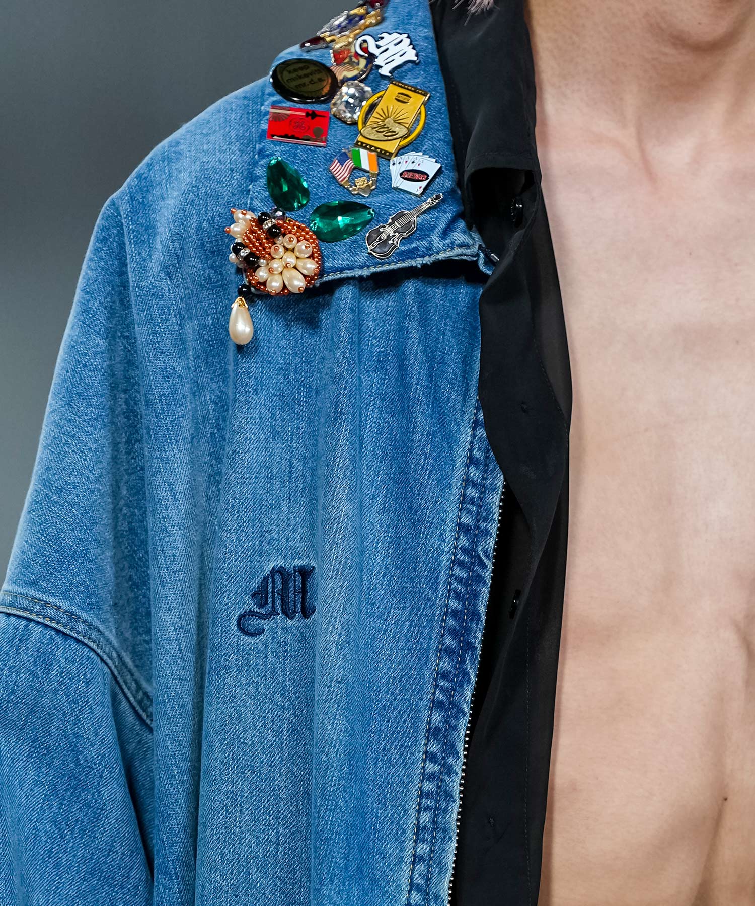 DENIM BLOUSON / VINTAGE WASHED